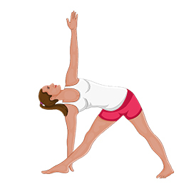 trikonasana